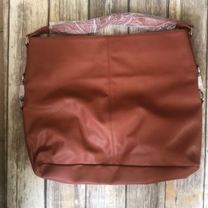 Thirty one fashion games bag in Cognac wood pebble
